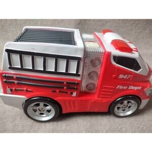 Kid Galaxy FIRE TRUCK Soft Squeezable Plastic Toddler 2014-10" Lights & Sound